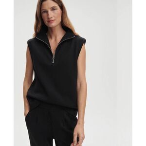 VARLEY Magnolia 2.0 Half-Zip Tank in Black Size XL